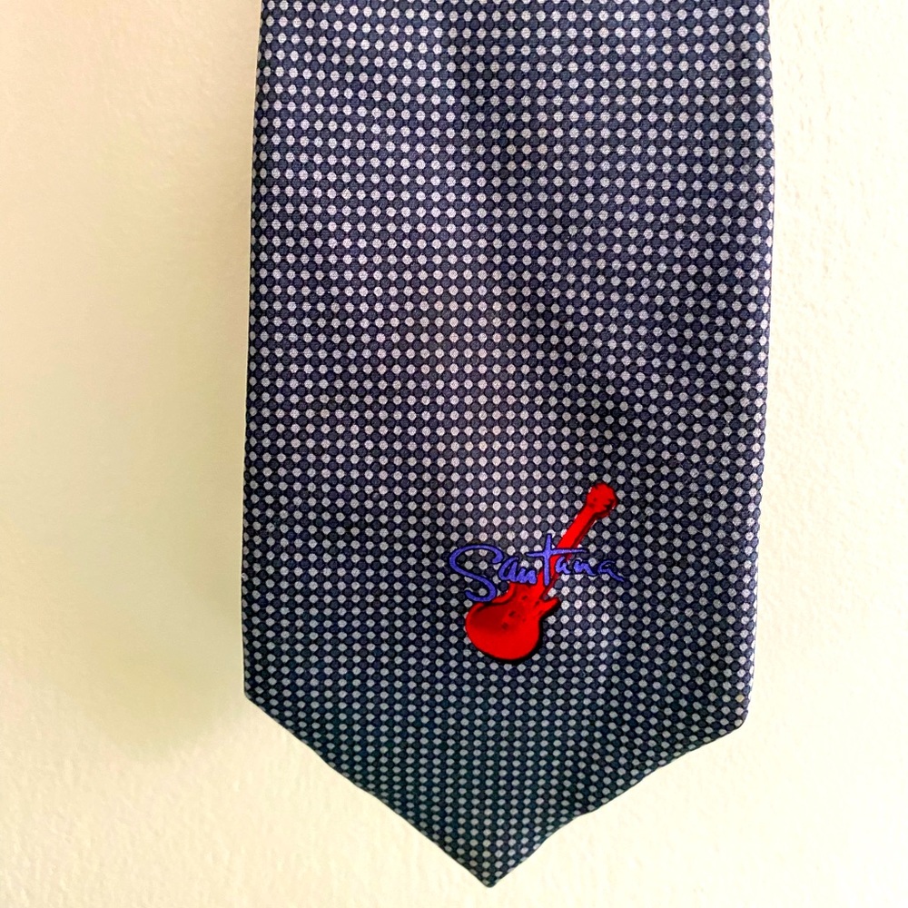 CARLOS By Carlos Santana - Men’s Hand Made 100% Silk Tie - “Santana’s Music”